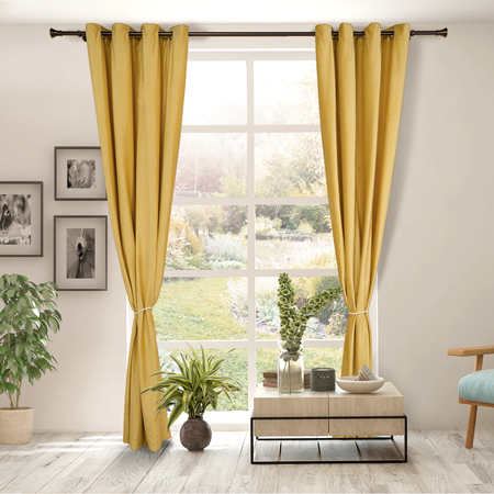perdele si draperii galbene