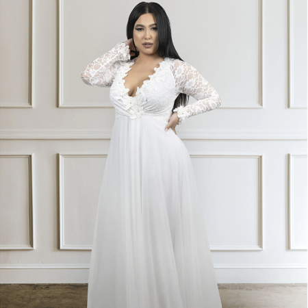 rochie de mireasa mare