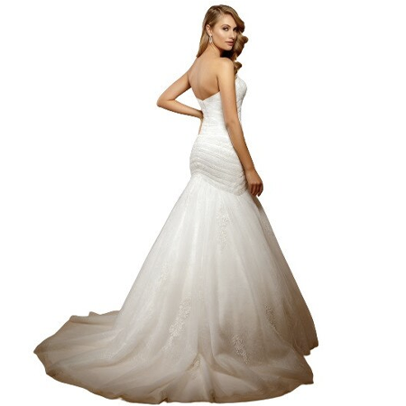 rochie de mireasa sirena