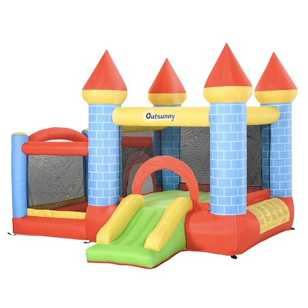 castel gonflabil cu tobogan