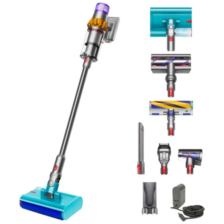 Aspirator vertical fara fir cu spalare Dyson V15s Detect Submarine