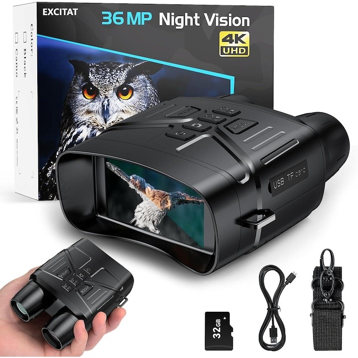 Binoclu Night Vision pentru vanatoare Excitat cu vedere nocturna