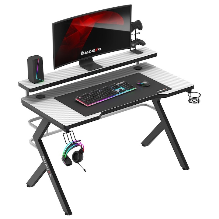 Birou gaming cu suport pentru monitor Huzaro Hero 5.0