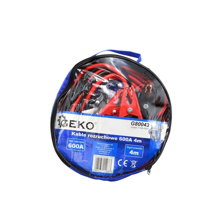 Cabluri de pornire 600A 4m GEKO G80043