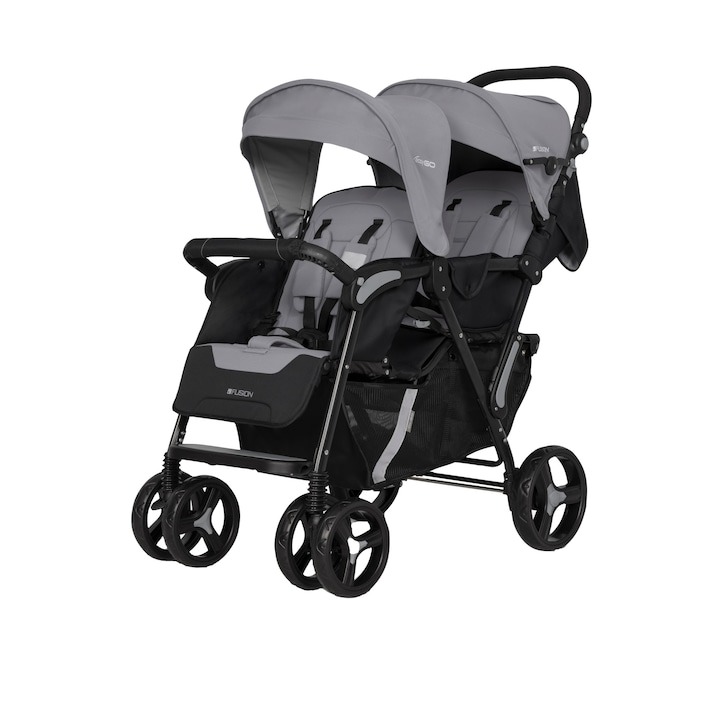 Carucior gemeni unul dupa altul tandem Easy Go Fusion