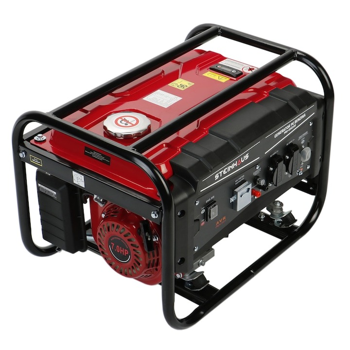 Generator curent electric Steinhaus PRO-GEN3150, 3150 W cu stabilizator de tensiune, benzina