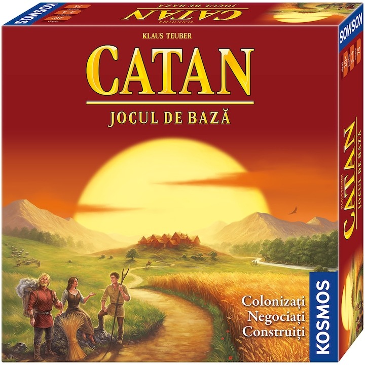 Joc de societate Kosmos Catan Jocul de baza