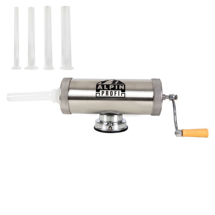 Masina de umplut carnati, 2.5Kg, 5xPalnii incluse, Alpin Profi