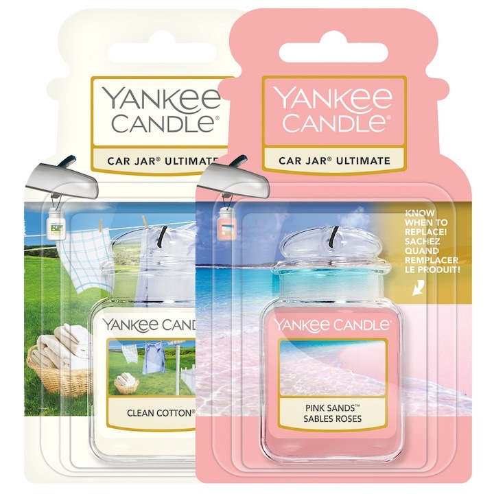 Odorizante Auto Car Jar Ultimate Clean Cotton & Pink Sands