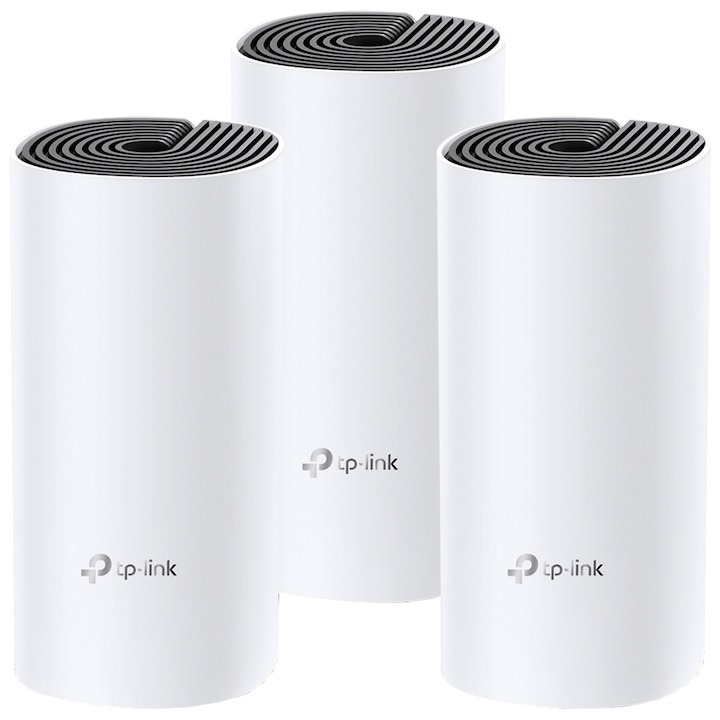 Sistem Wi-Fi Mesh TP-Link Deco M4 AC1200 Gigabit cu acoperire completa pentru casa