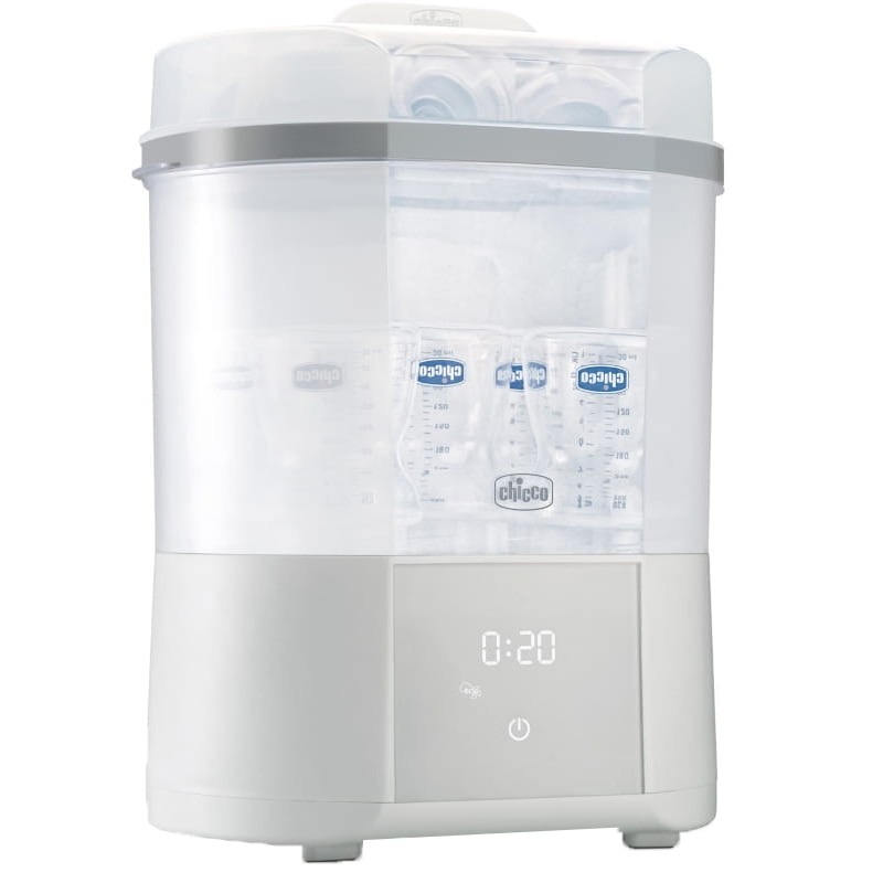 Sterilizator biberoane electric cu aburi 3 in 1 Chicco Steril Natural