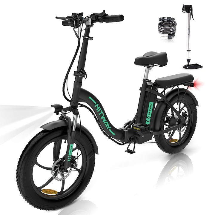 Bicicleta electrica pliabila in rate