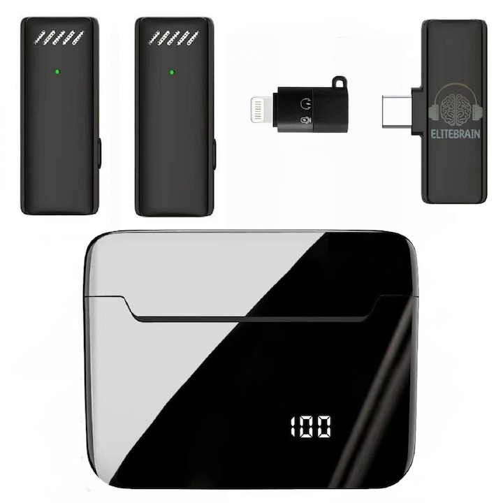 Microfoane Lavaliera Type C si iPhone ELITEBRAIN