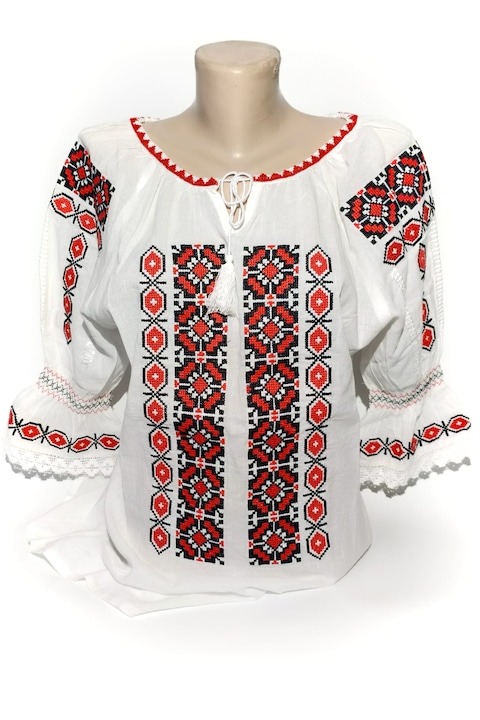 Bluza traditionala brodata tip ie bumbac