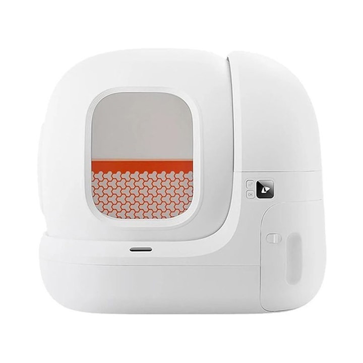 Litiera Smart PETKIT Pura Max pentru pisici, Control aplicatie, sistem autocuratare